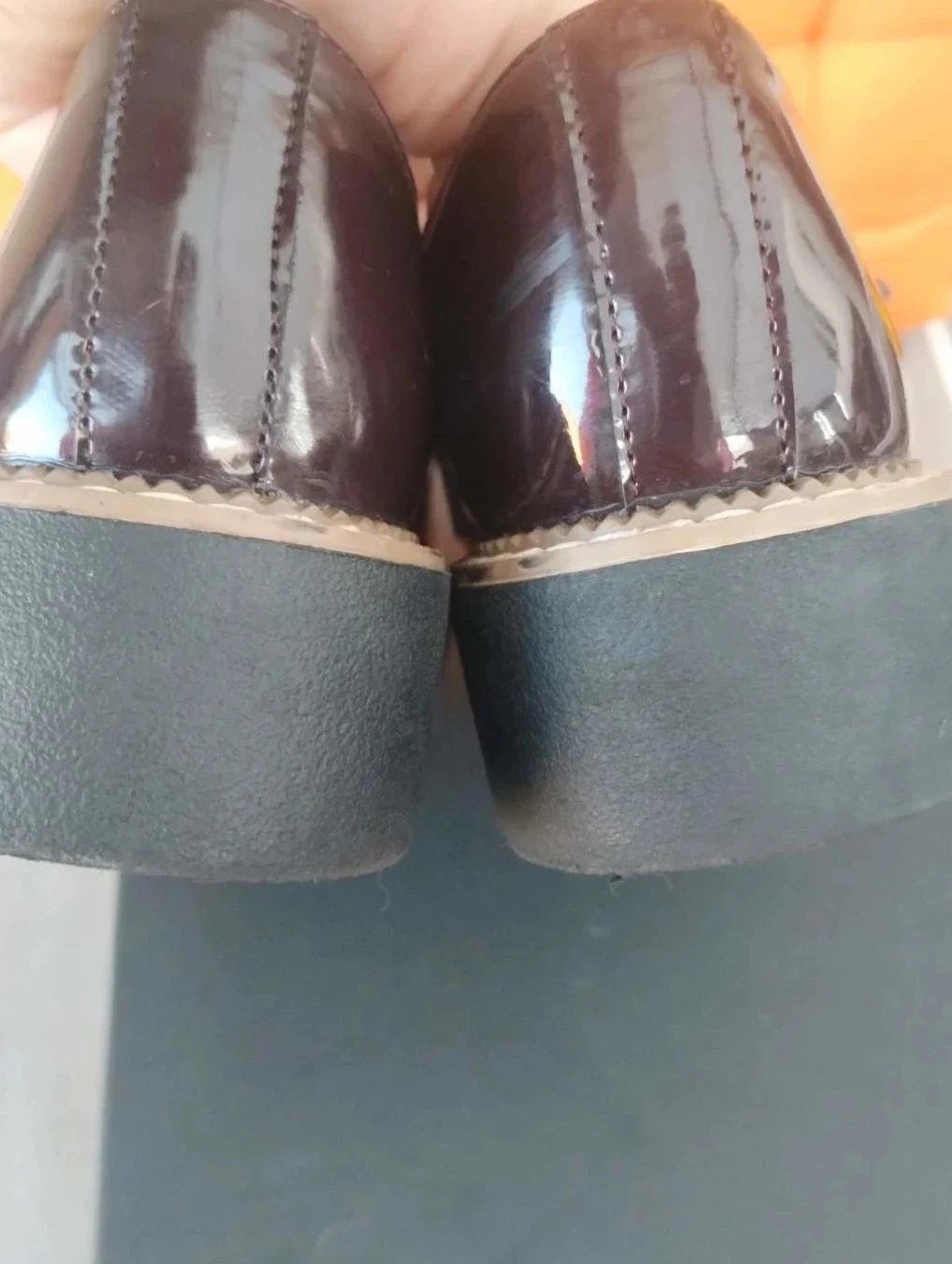 Damesschoenen met veters bruine/bordeaux reflecties, Marypaz, P37 – photo 12